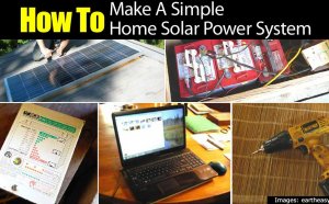 Simple solar power system