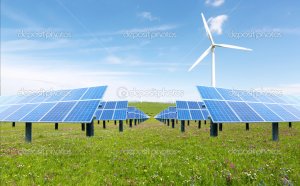 Solar panels Green energy