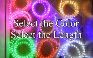 Solar Powered LED Rope Lights