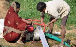 Solar powered water pumps for irrigation