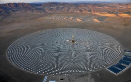 solar energy, SolarReserve, Crescent Dunes, solar energy plant, molten salt battery, nevada, Nevada
