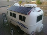 Solar power for RV trailers