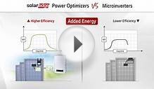 A comparison between SolarEdge power optimizers and