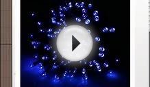 AGPtek® Blue Solar Power Fairy Light String for Indoor