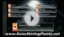 Complete Analysis On a Solar Stirling Free Energy System