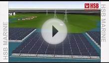 Floating solar power plants