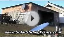 FREE ENERGY discovered Solar Stirling Plant, working proof