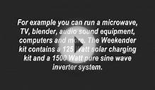 Go Power! Weekender SW Complete Solar and Inverter System