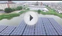 Solar Power Plant Floating System in Nara Prefecture, Japan