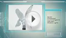 Solar Powered Hummingbird Garden Stake Light
