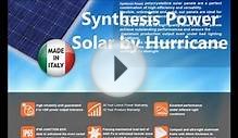 Synthesis Power 100 Watt Solar panel By Hurricane with