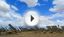 Time Lapse Ivanpah Solar Power Plant Mojave Desert Usa