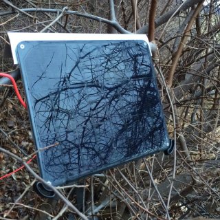 We then setup it from the edge of a field in which it appeared to be there have been was a deer course.