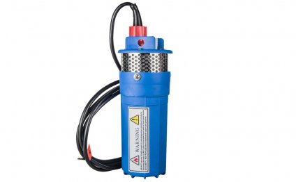 Solar powered submersible deep water well pump